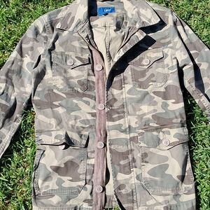 George Men's Short Sleeve Camo Shirt - Olive Green & Tan